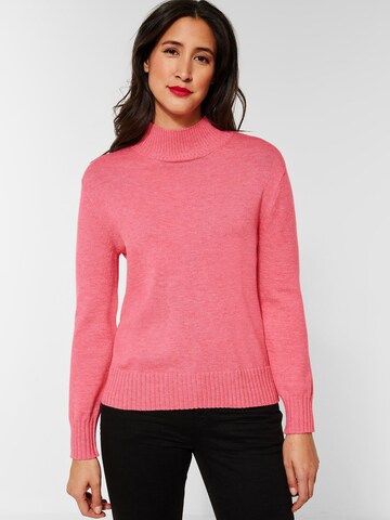 STREET ONE Sweater in Pink: front