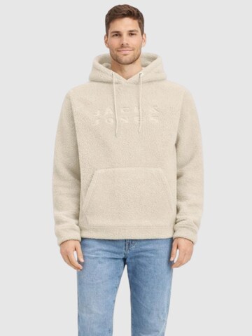 Felpa 'Maglieria Jack&Jones 12285678' di JACK & JONES in beige: frontale