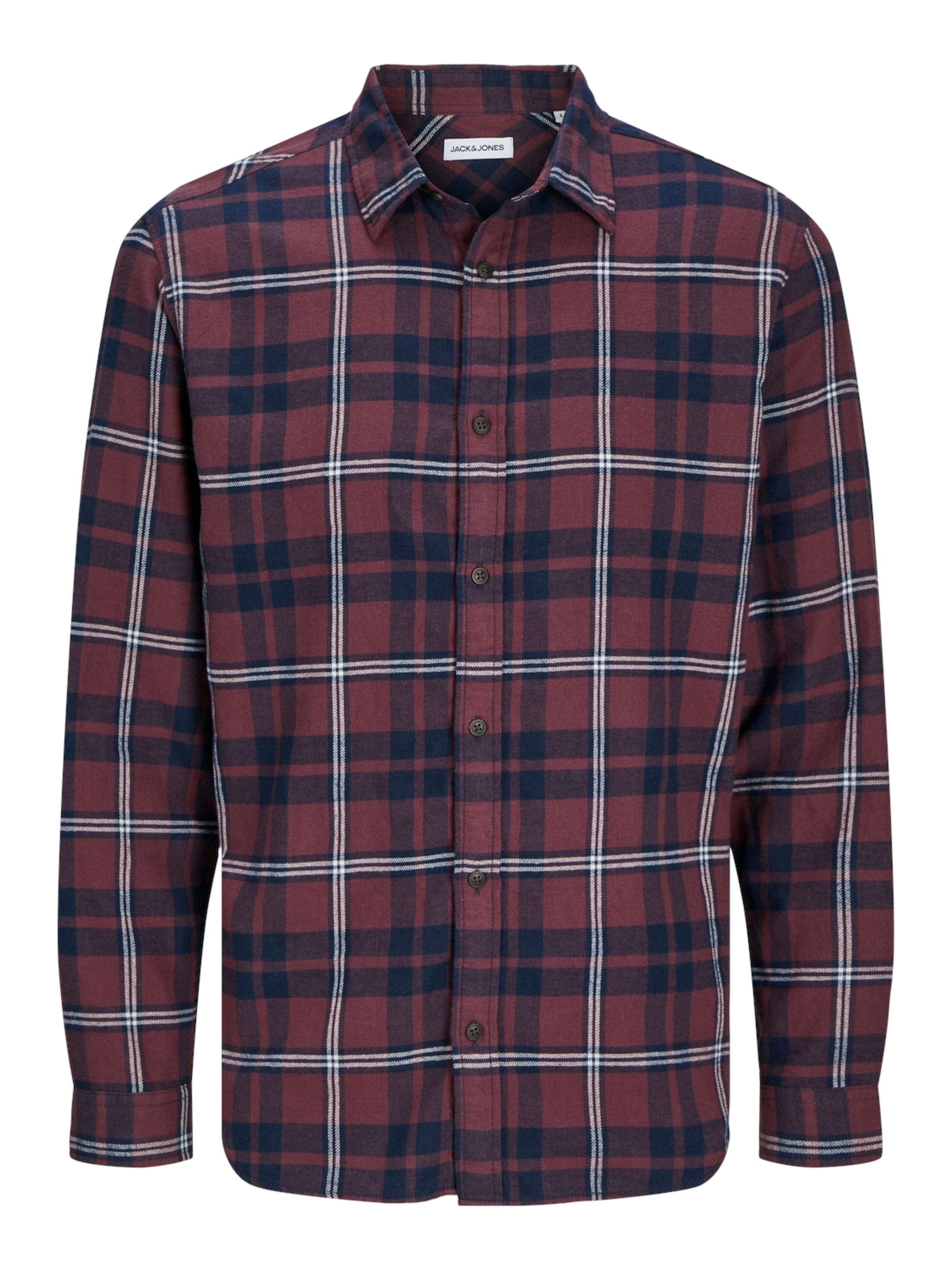 JACK & JONES Hemd 'JJJoshua' in Rot: Vorderseite