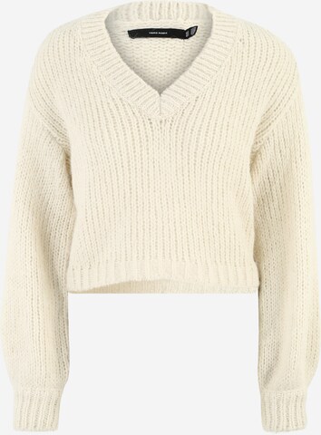 Pull-over 'Maybe' Vero Moda Tall en beige : devant