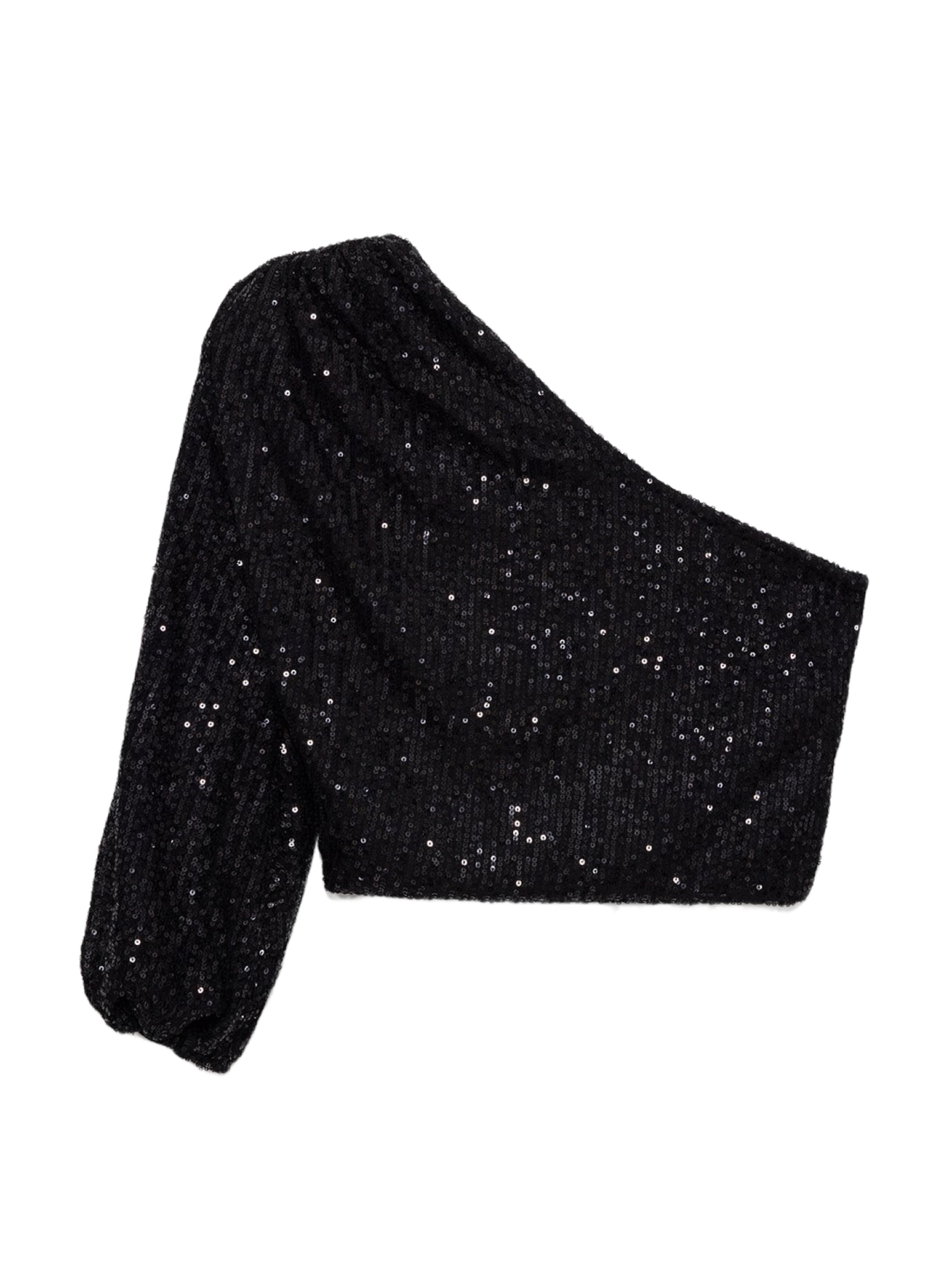 No Matter What Blouse in Zwart: voorkant