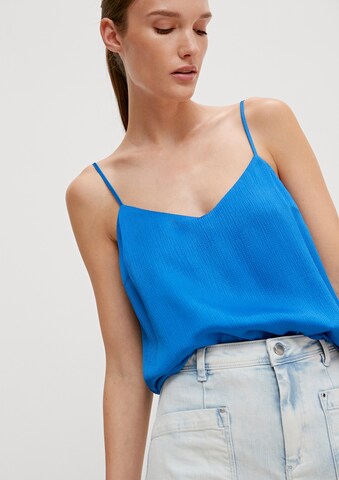 comma casual identity Top in Blau