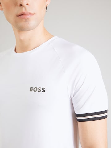 T-Shirt fonctionnel 'Serve 2' BOSS en blanc