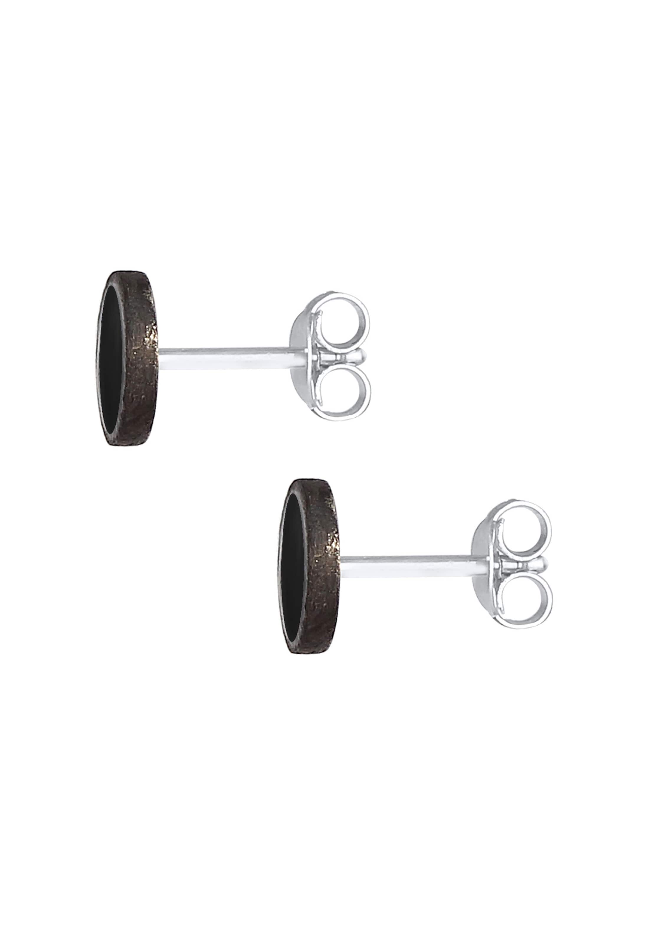 KUZZOI Náušnice 'Geo' – šedá