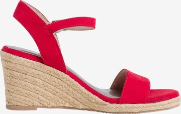 TAMARIS Sandalen met riem in Rood