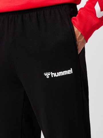 Hummel Tapered Sportbroek in Zwart