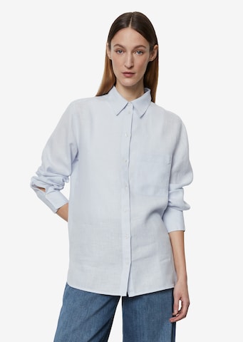 Marc O'Polo Blouse in Blauw: voorkant