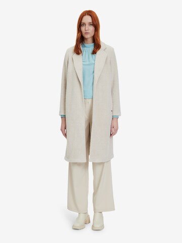 Betty & Co Between-Seasons Coat in Beige: front