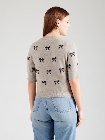 Pull-over 'VMDOFFY INTARSIA' VERO MODA en gris