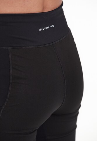 ENDURANCE Skinny Workout Pants 'Janney' in Black