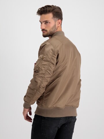 ALPHA INDUSTRIES Prechodná bunda - Hnedá