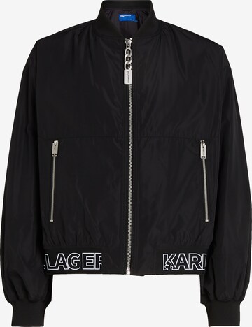 Veste mi-saison Karl Lagerfeld en noir : devant