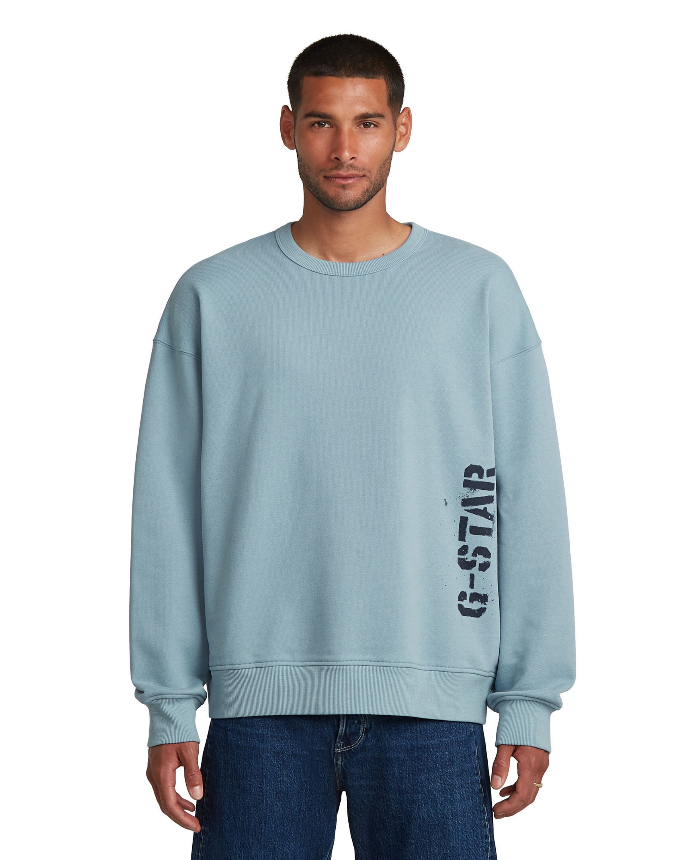 G-STAR Sweatshirt in Blue: front
