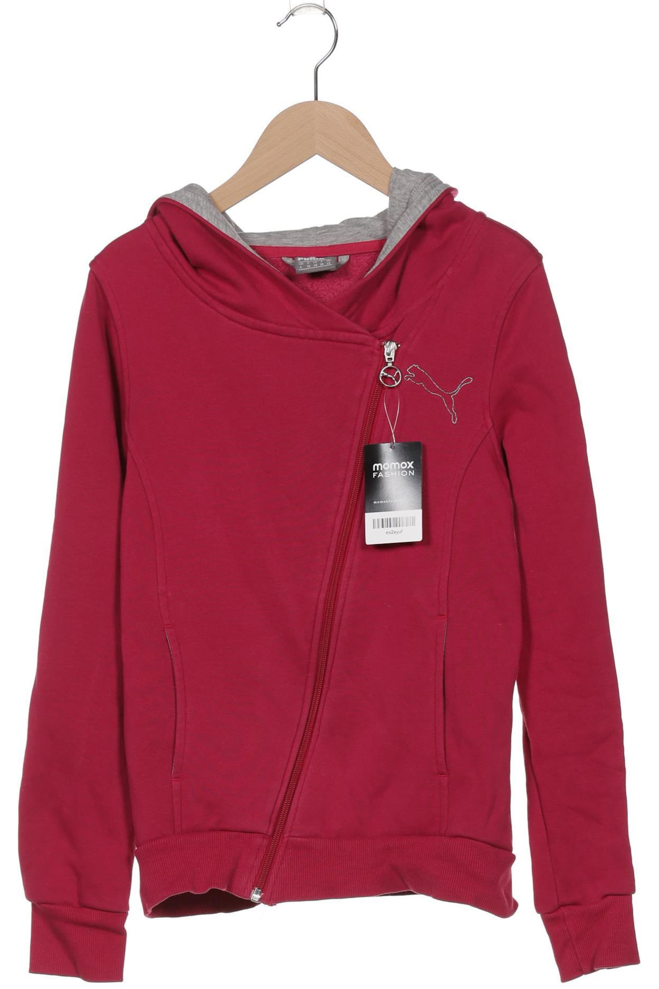 PUMA Sweatshirt & Zip-Up Hoodie in S in Pink: front