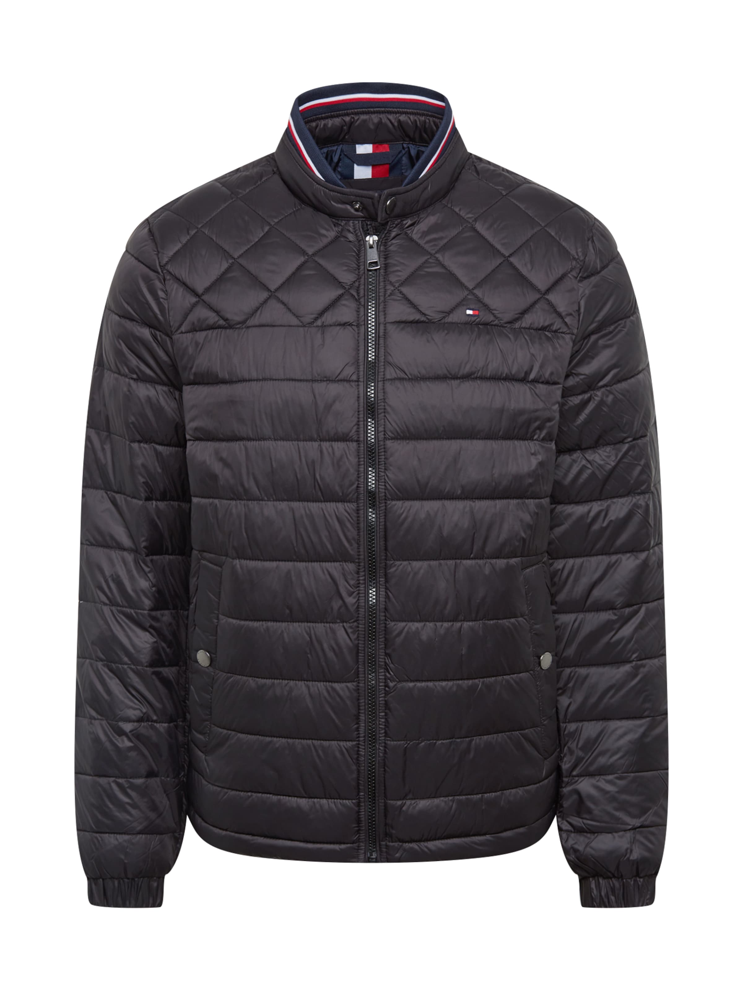 tommy hilfiger padded anorak black