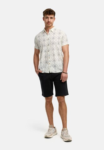 INDICODE JEANS Regular fit Overhemd ' Cotta ' in Wit