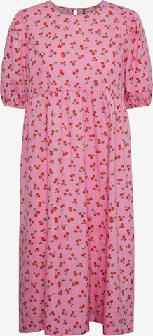 PIECES Šaty 'Berry' – pink: přední strana