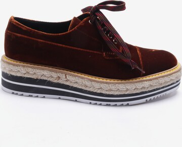 PRADA Flats & Loafers in 36 in Brown: front
