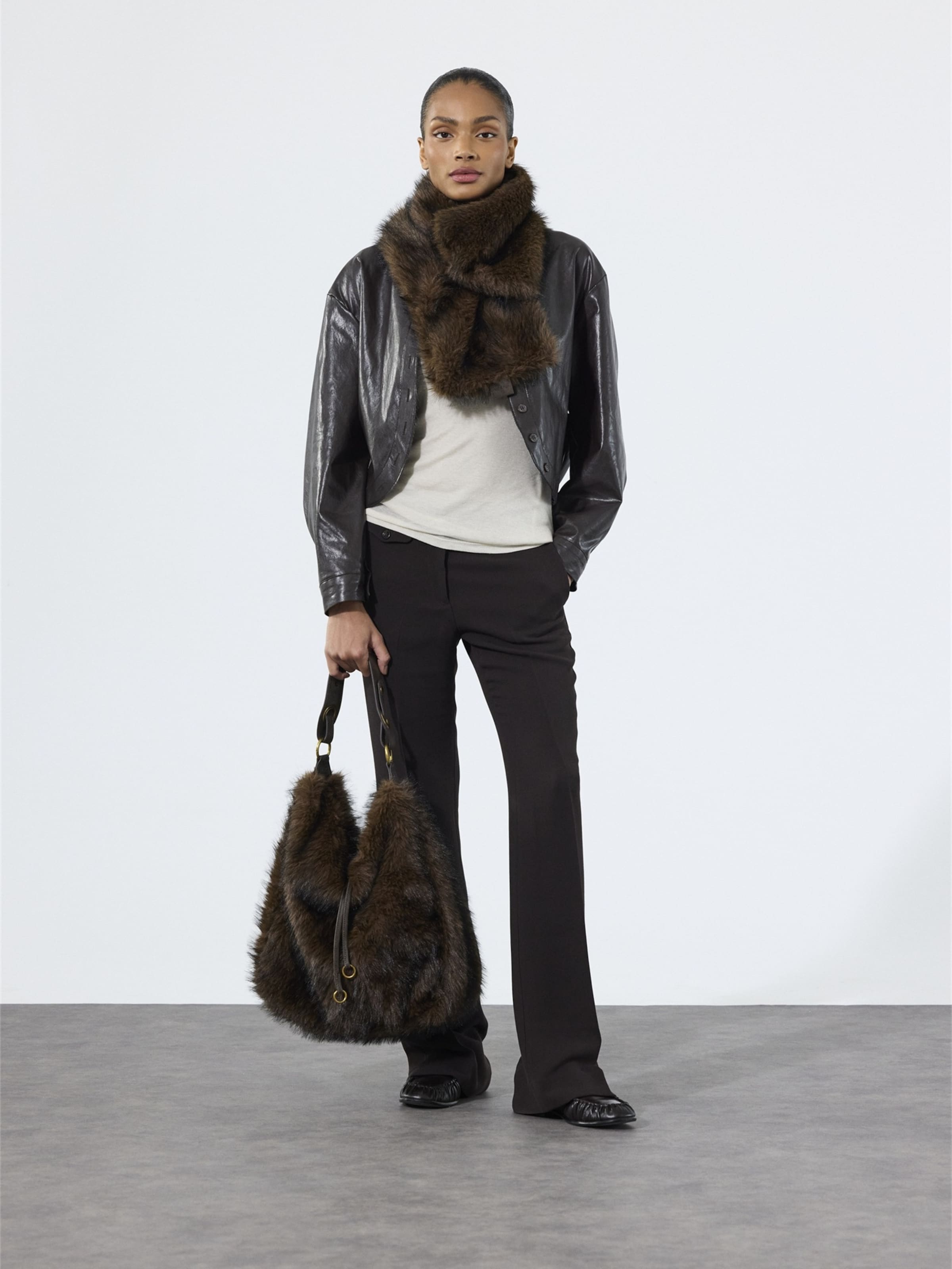 Nat&Nin Shoulder bag 'Tilda' in Brown
