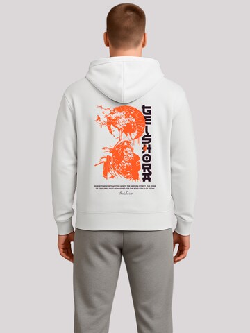 F4NT4STIC Trui 'Geishora Japan Streetstyle' in Wit: voorkant