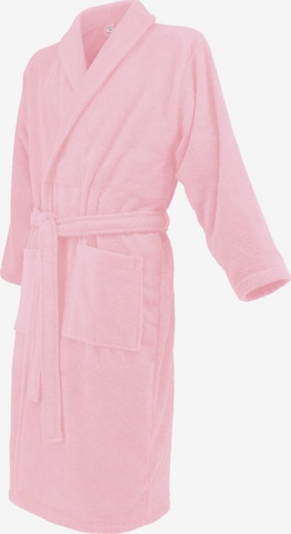 celodoro Bademantel lang 'Home & Spa Collection' in Pink: Vorderseite