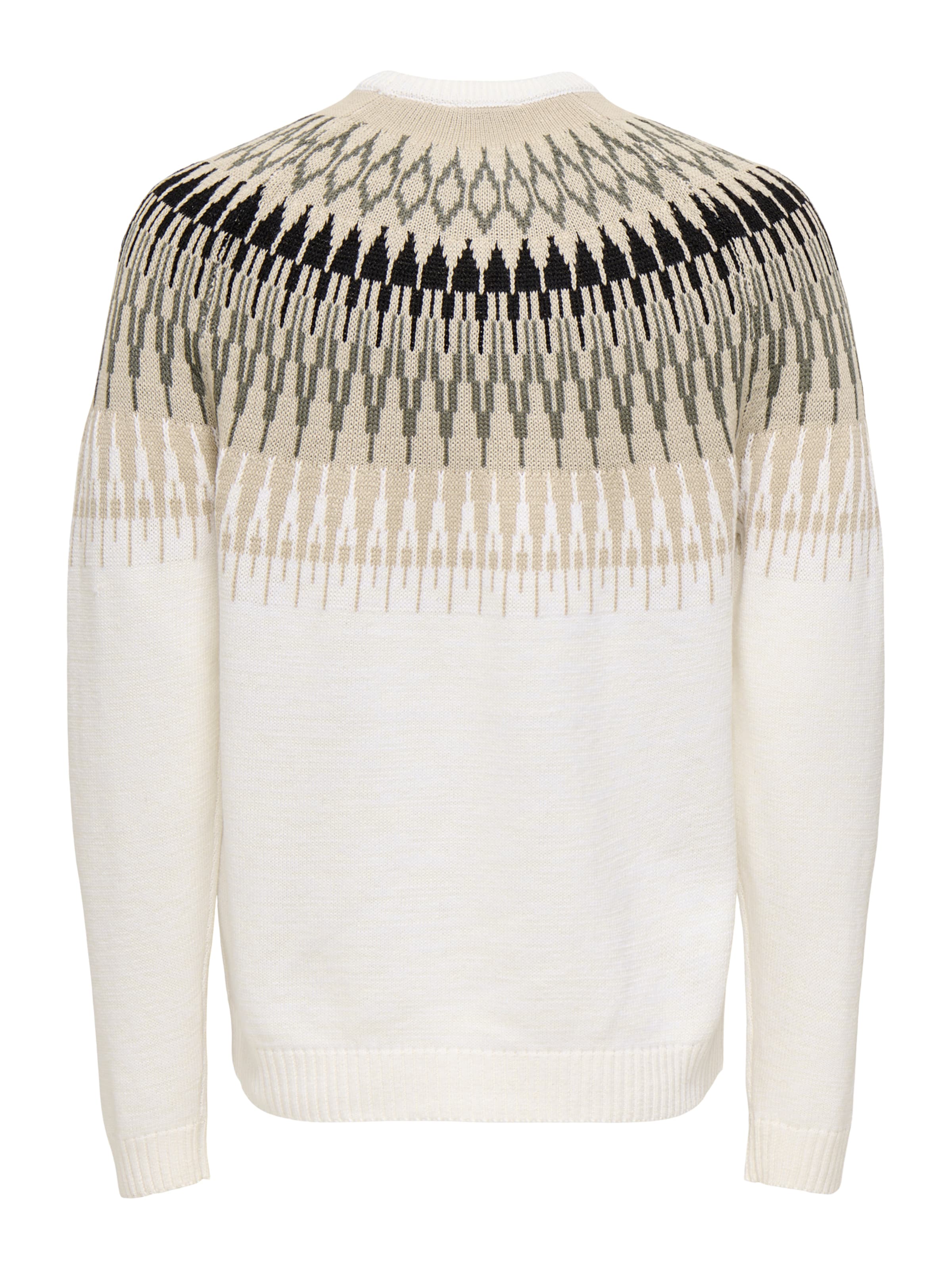 Only & Sons Пуловер 'ONSTERRY' в бяло