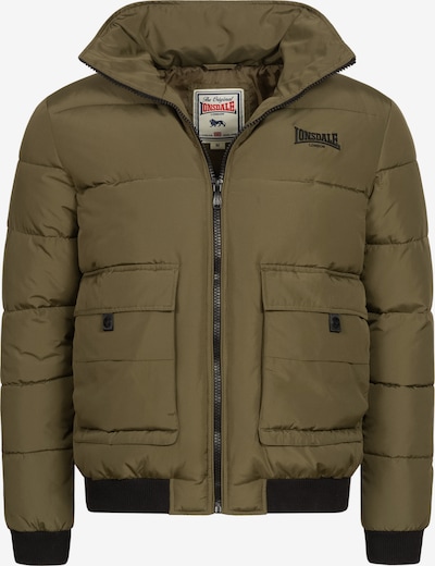 LONSDALE Talvitakki 'Tayport' koossa XXXL värissä oliivi / musta, Tuotenäkymä