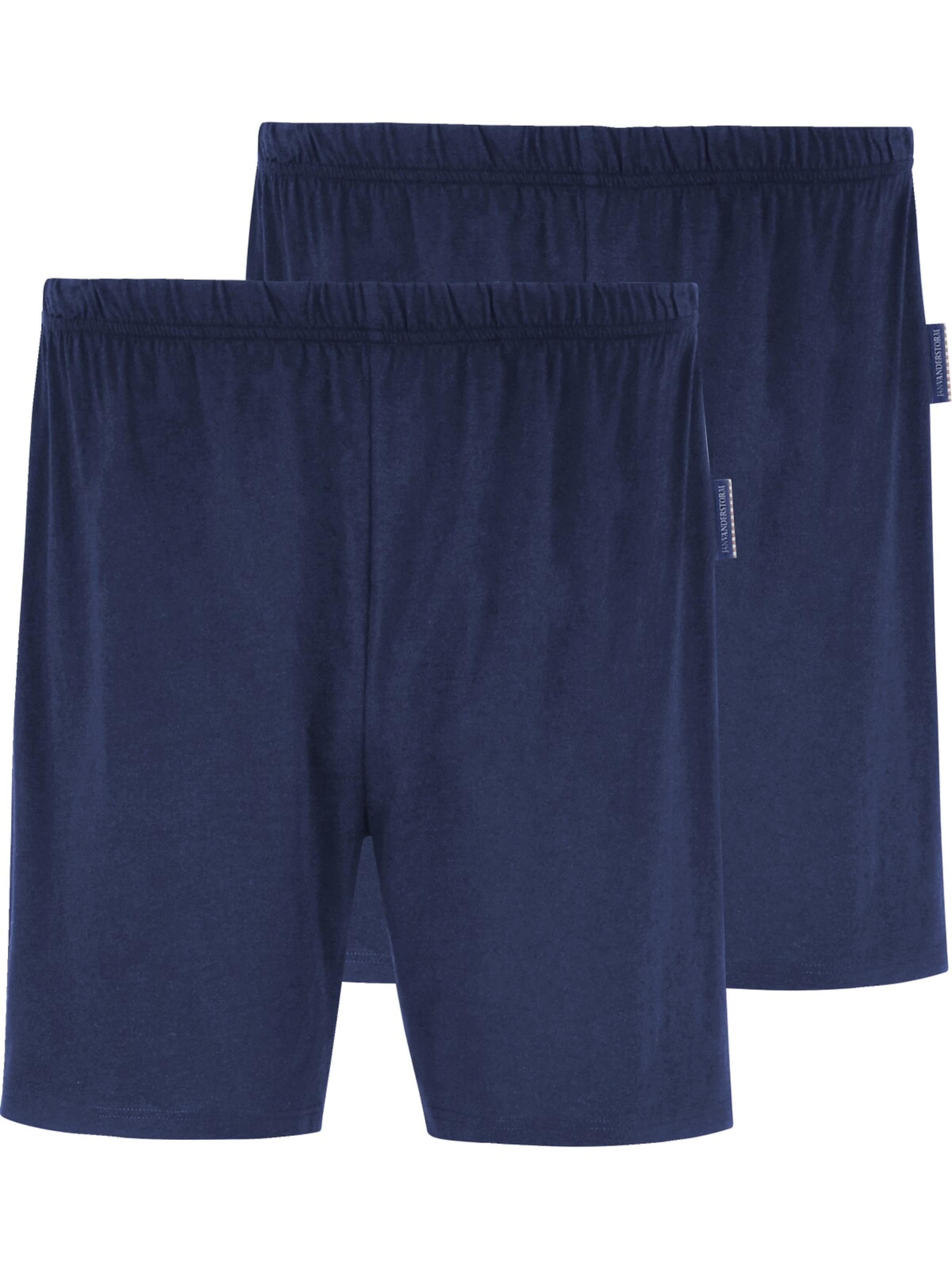 Jan Vanderstorm Pajama Pants ' Tiemu ' in Blue: front