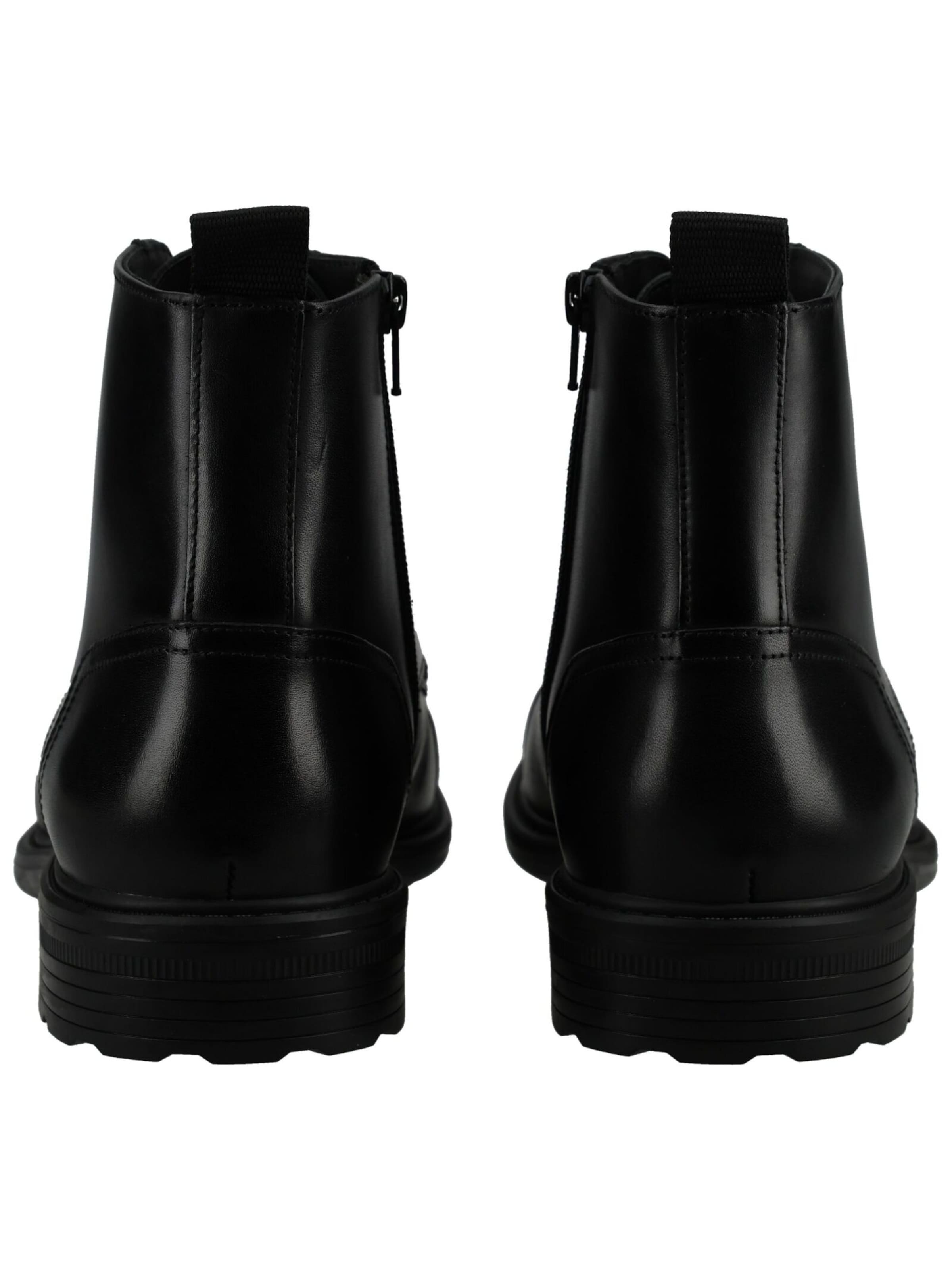 Bottines à lacets GEOX en noir : derrière