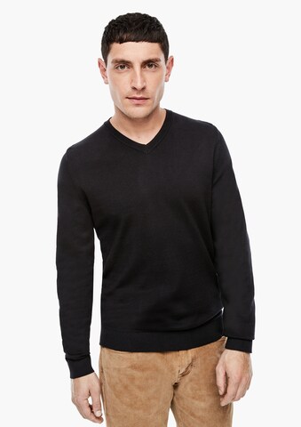 s.Oliver Pullover in Schwarz: predná strana