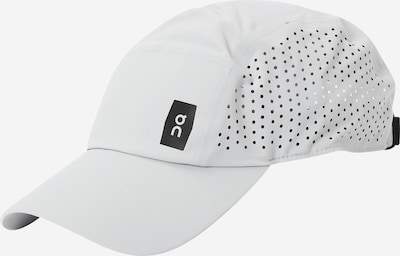 Cappello da baseball sportivo On di colore grigio chiaro / nero, Visualizzazione prodotti