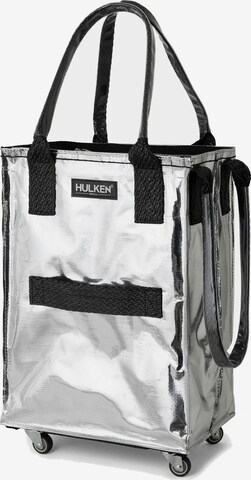 HULKEN Shopper 'Hulken Rolling Tote' in Silber: Vorderseite