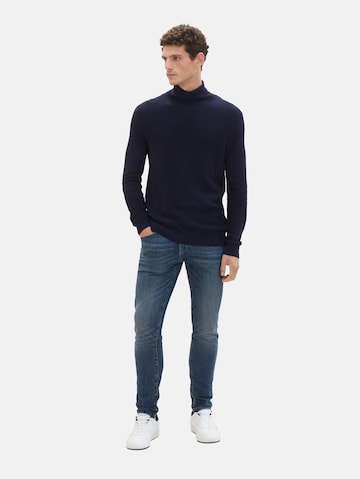 TOM TAILOR Slimfit Jeans i blå