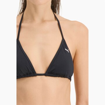 PUMA Triangle Bikini top in Black