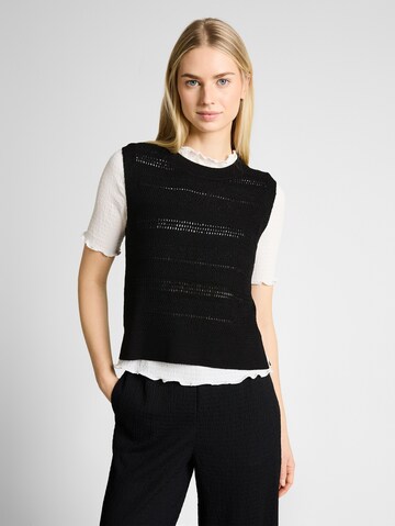 TOM TAILOR DENIM Sweater in Black