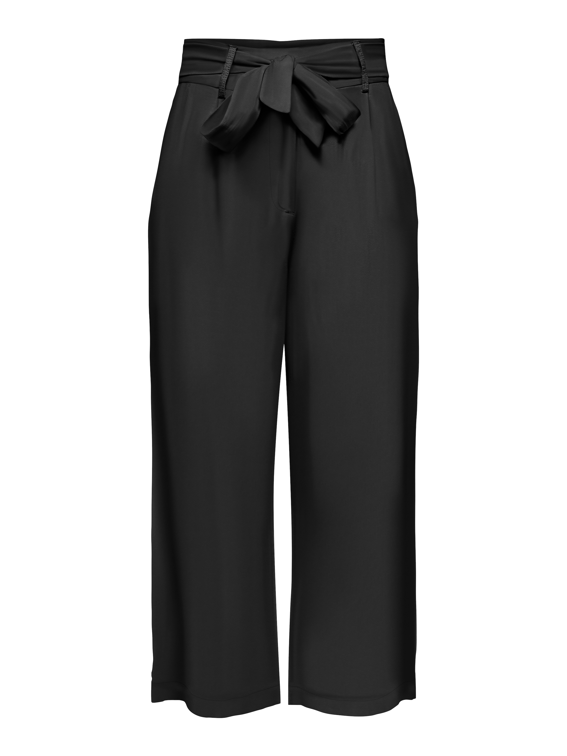 Loosefit Pantalon à pince 'ONLCaro' ONLY en noir : devant