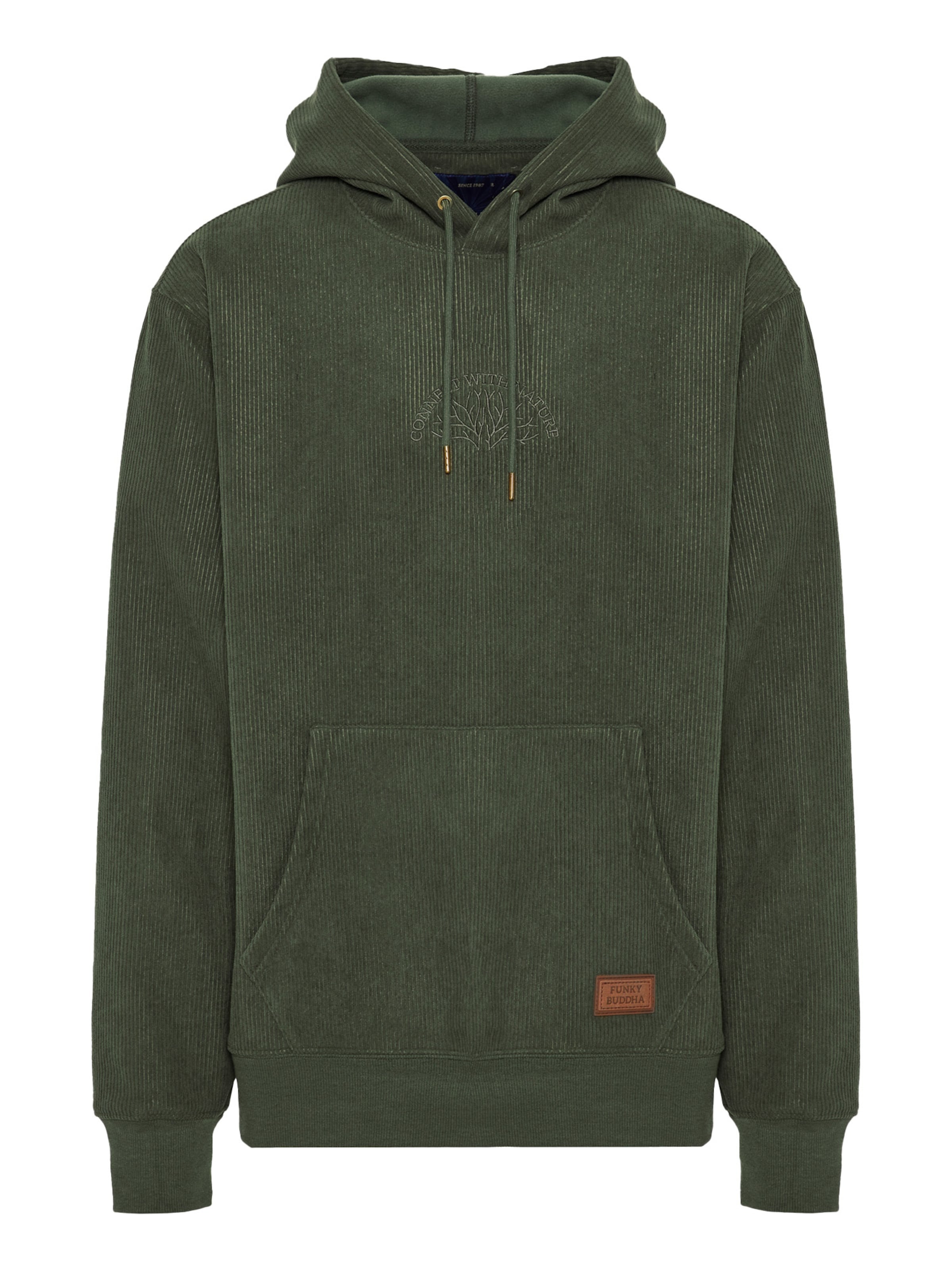 Funky Buddha Свитер в Зеленый: спереди