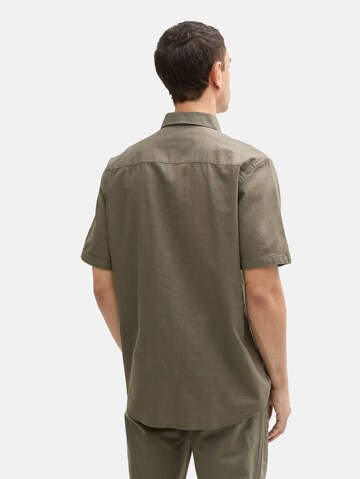 TOM TAILOR Regular fit Button Up Shirt in Green