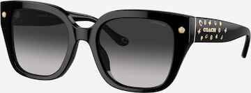 Lunettes de soleil COACH en noir : devant