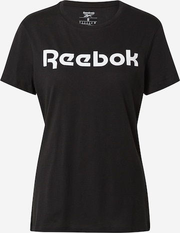 Reebok Sport - Camiseta funcional en negro: frente