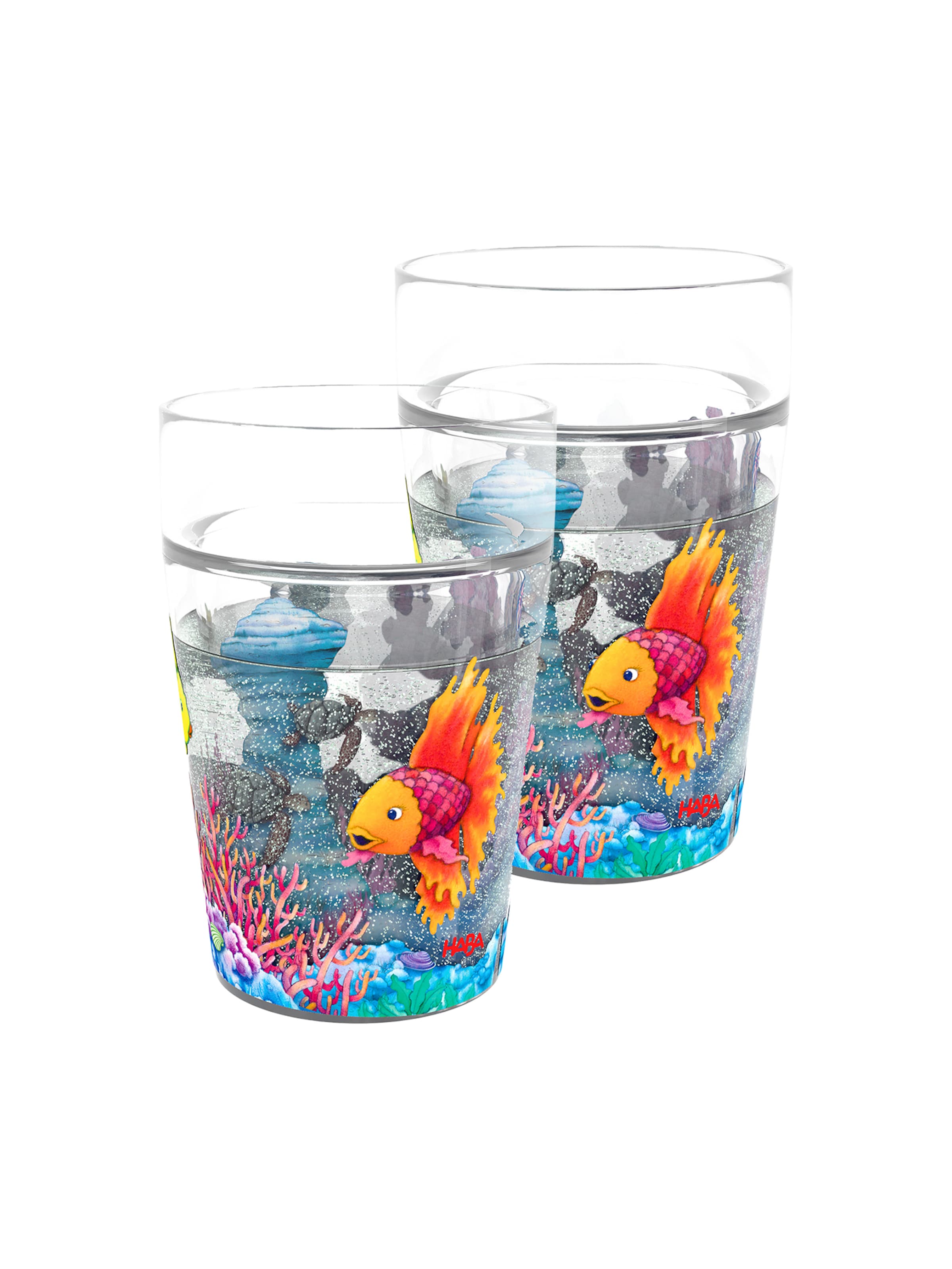 HABA Becher ' Glitzerbecher Der Regenbogenfisch ' in One Size in mischfarben, Produktansicht