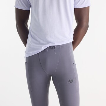 new balance Slimfit Sportbroek 'Reflective RC Heat Tight 28"' in Grijs