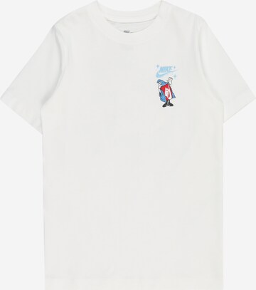 T-Shirt Nike Sportswear en blanc : devant