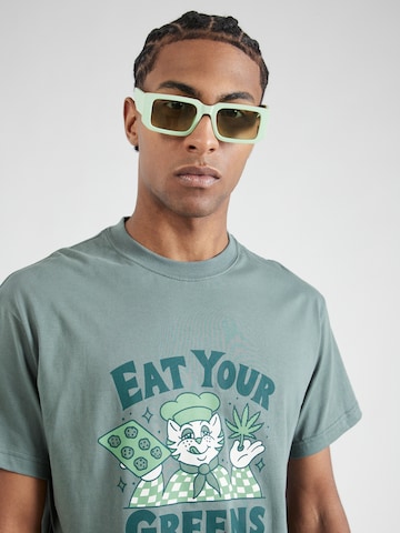 Iriedaily Bluser & t-shirts 'Eat Greens' i grøn