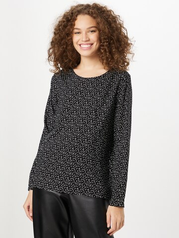 ICHI - Blusa 'VERA' en negro: frente