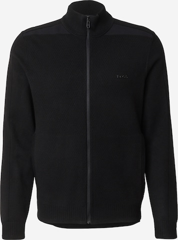 Cardigans de sport 'League' BOSS en noir : devant