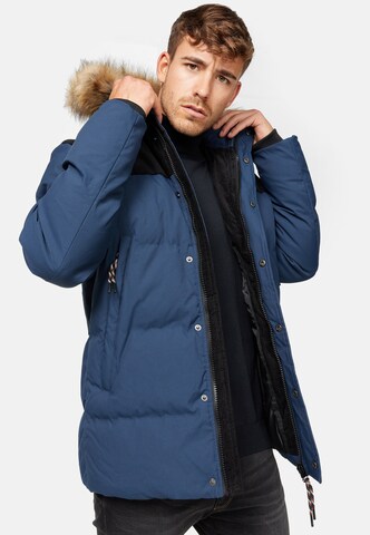 Parka d’hiver 'Hexyl' INDICODE JEANS en bleu