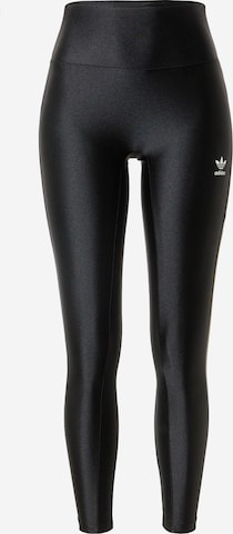 ADIDAS ORIGINALS Skinny Leggings 'Always Original Zip' in Black: front