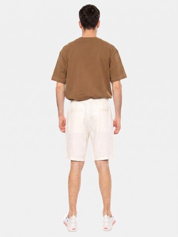 Baggy Pantalon 'EGRET SHORTS' Only & Sons en blanc