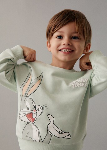 MANGO KIDS Bluza 'Looneyb' w kolorze zielony